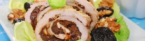 Рулет чернослив грецкий орех и курица