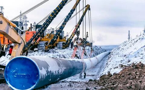 Новое строительство трубопровода