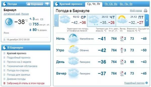 Gismeteo погода алтайский край. Погода в Барнауле. Температура в Барнауле. Погода б. Прогноз погоды 21 декабря 2012.