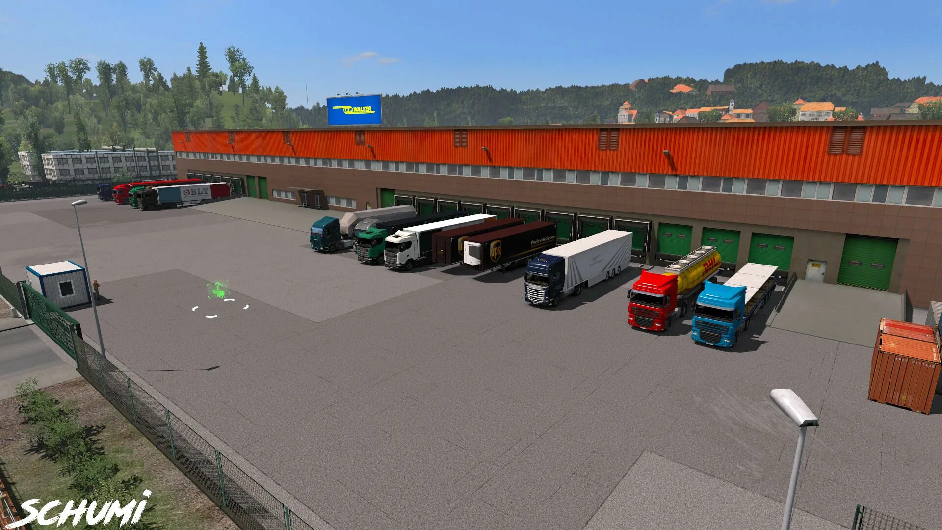 Етс 2 Компани аддон. Euro Truck Simulator 2 стоянка. База етс 2. Стоянка грузовиков етс 2.