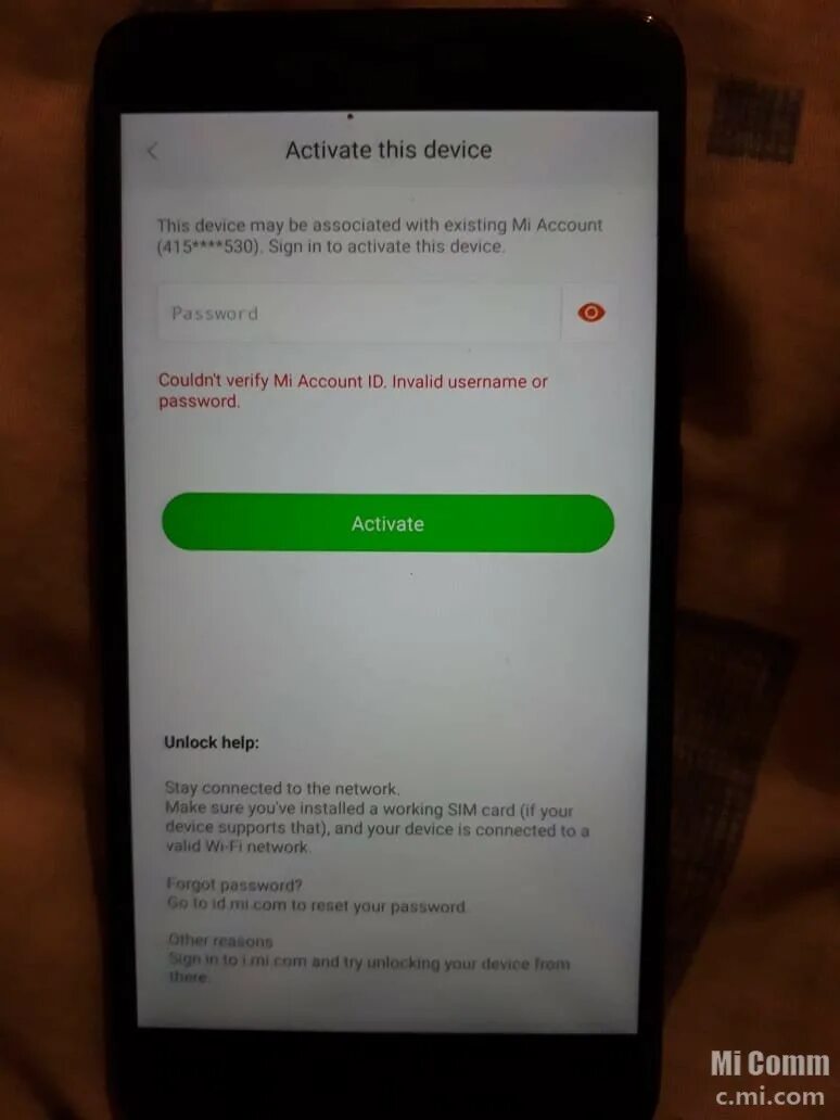 Xiaomi Redmi Note 4 ми аккаунт. Activate this device. Activate this device русский. Код activate this device. Invalid username перевод