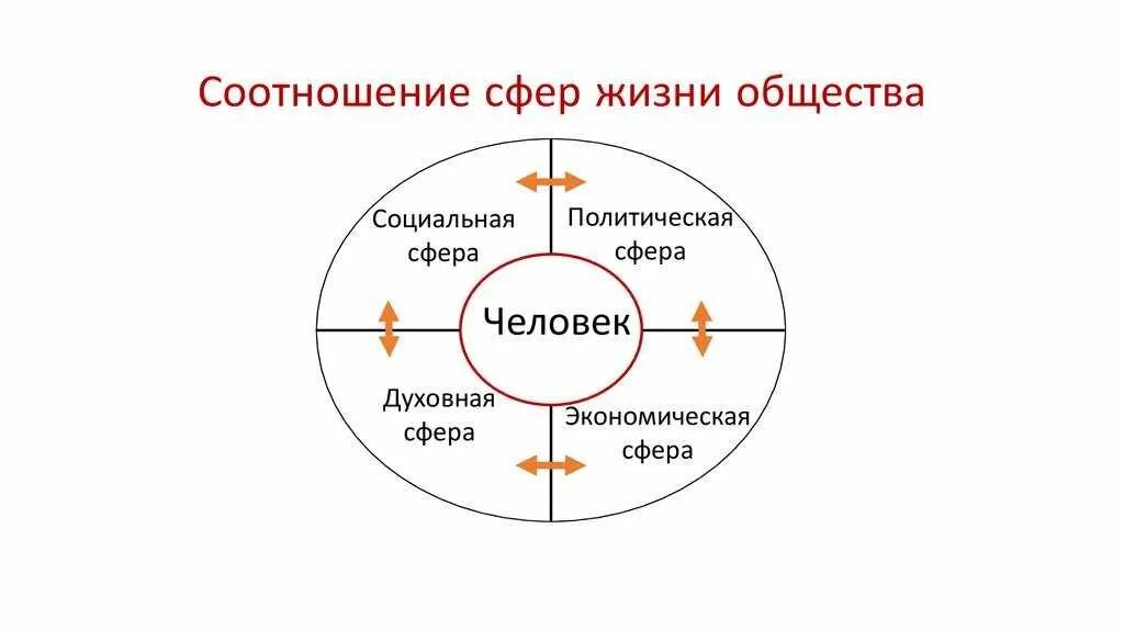 Примеры связей сфер общества. Схема 4 сферы жизни общества. сферы жизни.