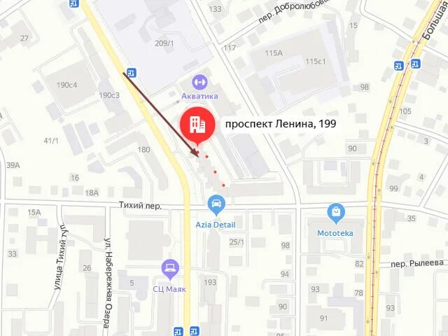 Томск пр Ленина 199. Карта проспект Ленина. Улица проспект Ленина 115 на карте. Ленина 115 Томск на карте.