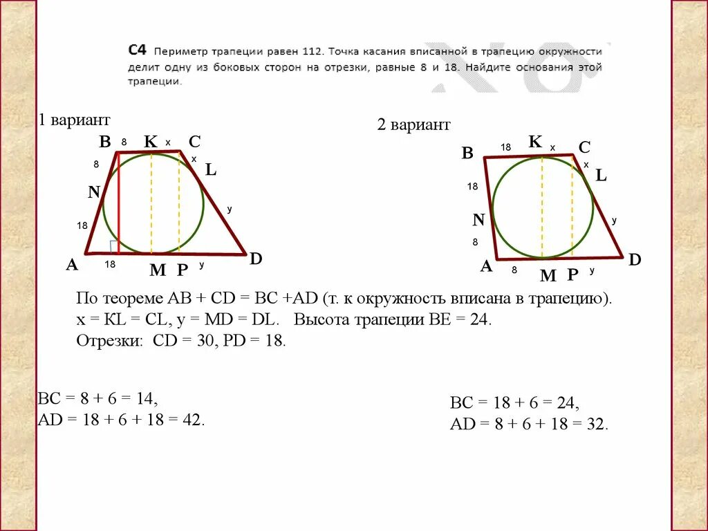 Радиус окружности вписанной в трапецию равен 46. Как найти периметр равнобедренной трапеции формула. Периметр равнобедренной трапеции. Периметр равнобедренной трапеции формула. Периметр трапеции равен.