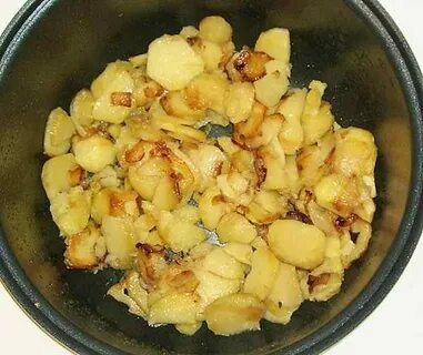 Тушеная картошка в мультиварке с мясом поларис