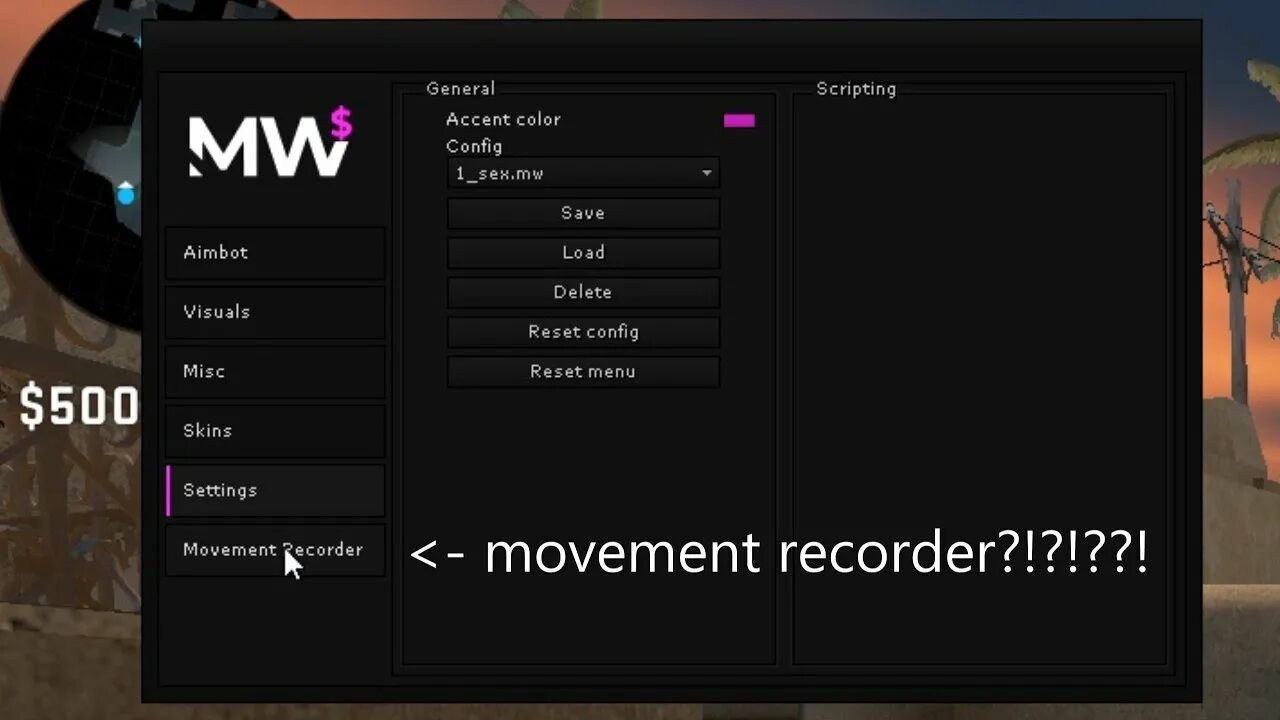 Movement recorder. Movement recorder для cs:go. milionware cs go. exloader меню. мувмент кфг для interium.