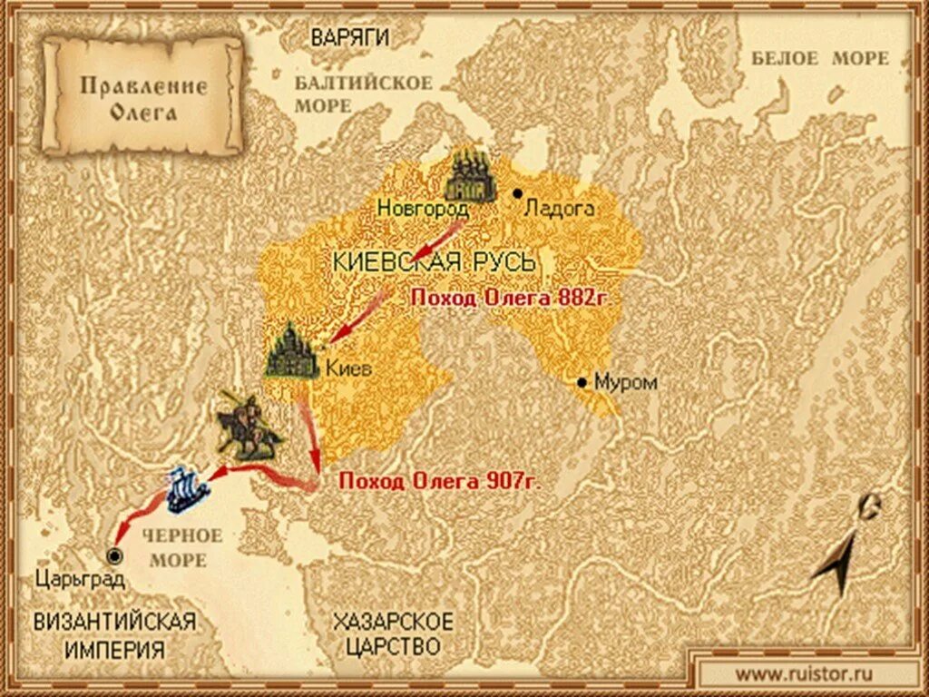 Поход олега на константинополь 907 карта. Карта олега вещего. Походы князя олега на киев в 882. Олег вещий поход на византию 911. Карта киевской руси при олеге.
