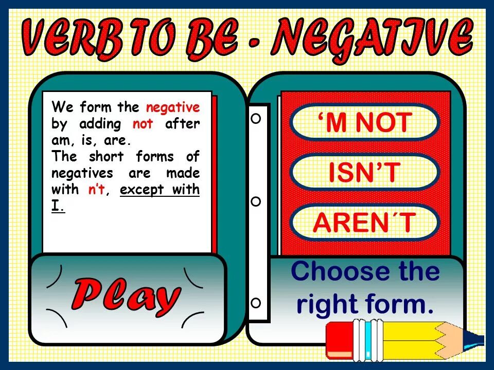 M not isn t aren t