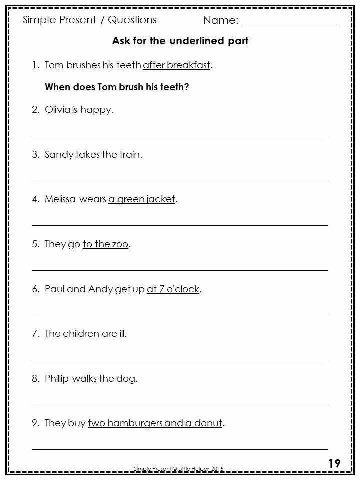 Order tasks. Present simple. Unscramble the sentences. Present simple negative sentences. Unscramble the sentences present simple.