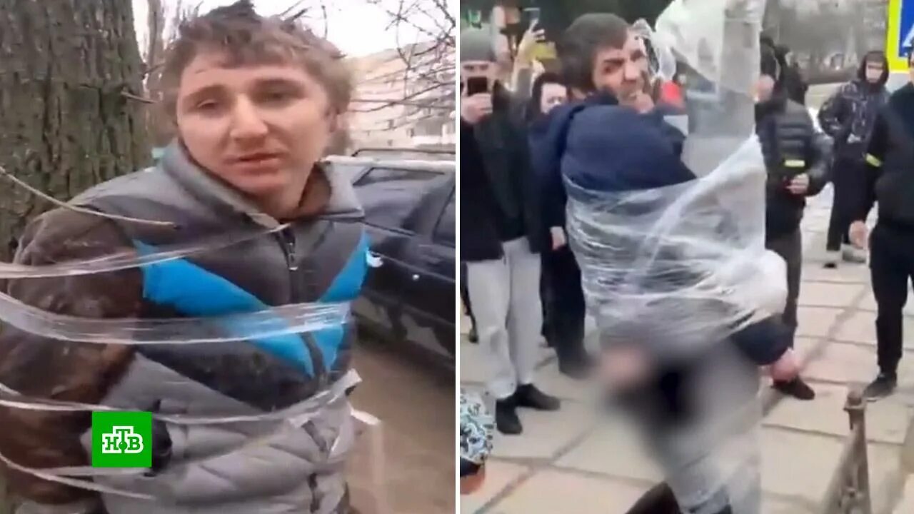 Видео наказания украинских