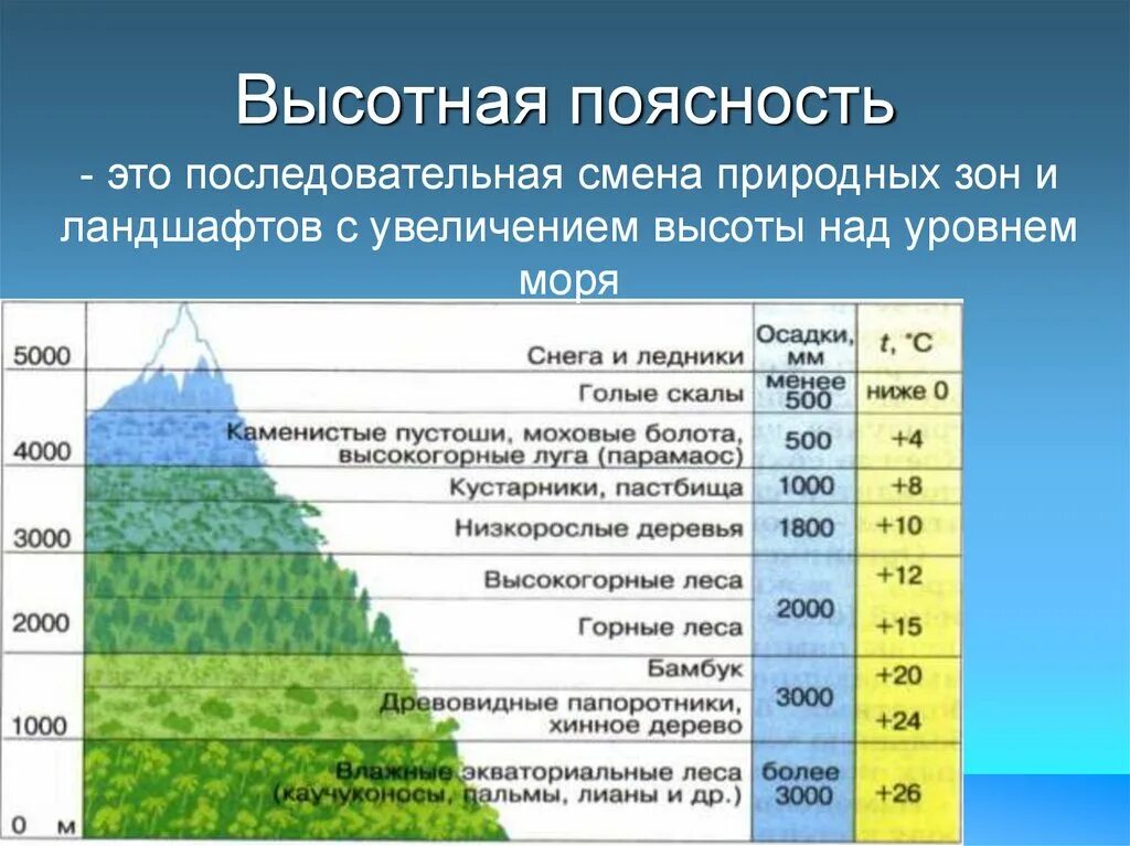 Перечислите природные зоны в порядке. Высотная поясность гор Южной Сибири. 3000 М Высотная поясность Кавказа. Высотная поясность Урала. Альпы Высотная поясность.