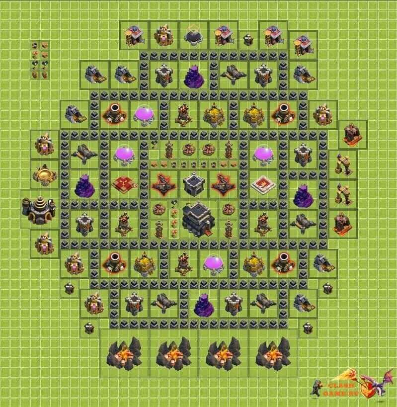 Clash of clans местоположение