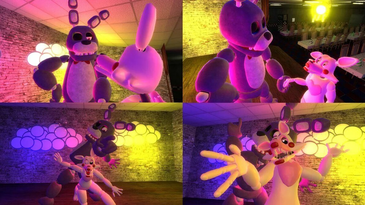 Как выманить кролика в fnaf into the. Бонни и мангл sfm. фнаф мангл и бонни сфм. bonnie x mangle. bunny fnaf.