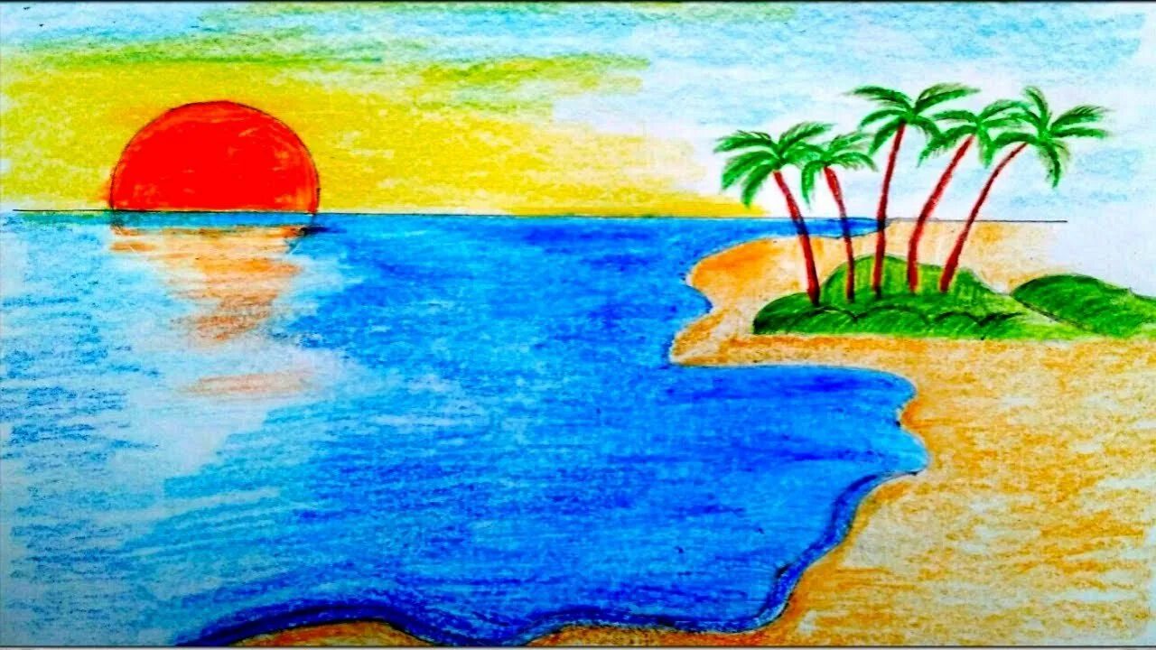 Здесь можно выполнить рисунок показывающий удивительную. Детские рисунки море. Море рисунок для детей. Рисование моря для дошкольников. Рисунок на тему красота моря.