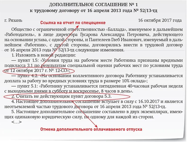 Условия труда в трудовом договоре основание. Условия труда в трудовом договоре образец. Дополнительные условия труда в трудовом договоре. Спецоценка условий труда в трудовом договоре образец. Пункты договора.