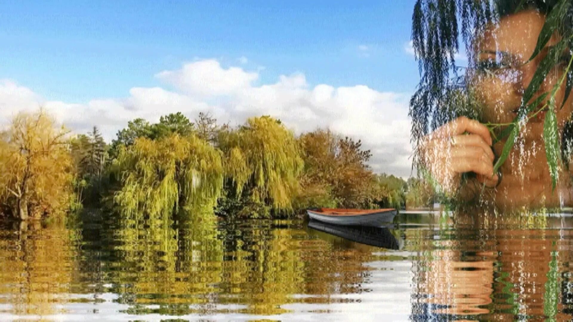 Песня над водой ой над водой. Лето река Ива около ивы мостки. Ива у реки. Плакучая Ива у пруда. Пейзаж с ивой.