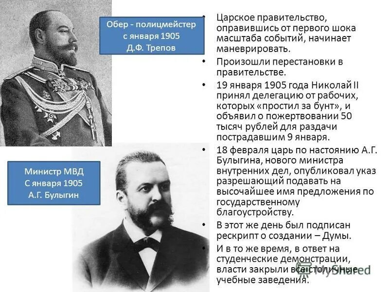 Долги царского правительства. Кровавое воскресенье при Николае 2. Последствия кровавого воскресенья 1905 кратко.