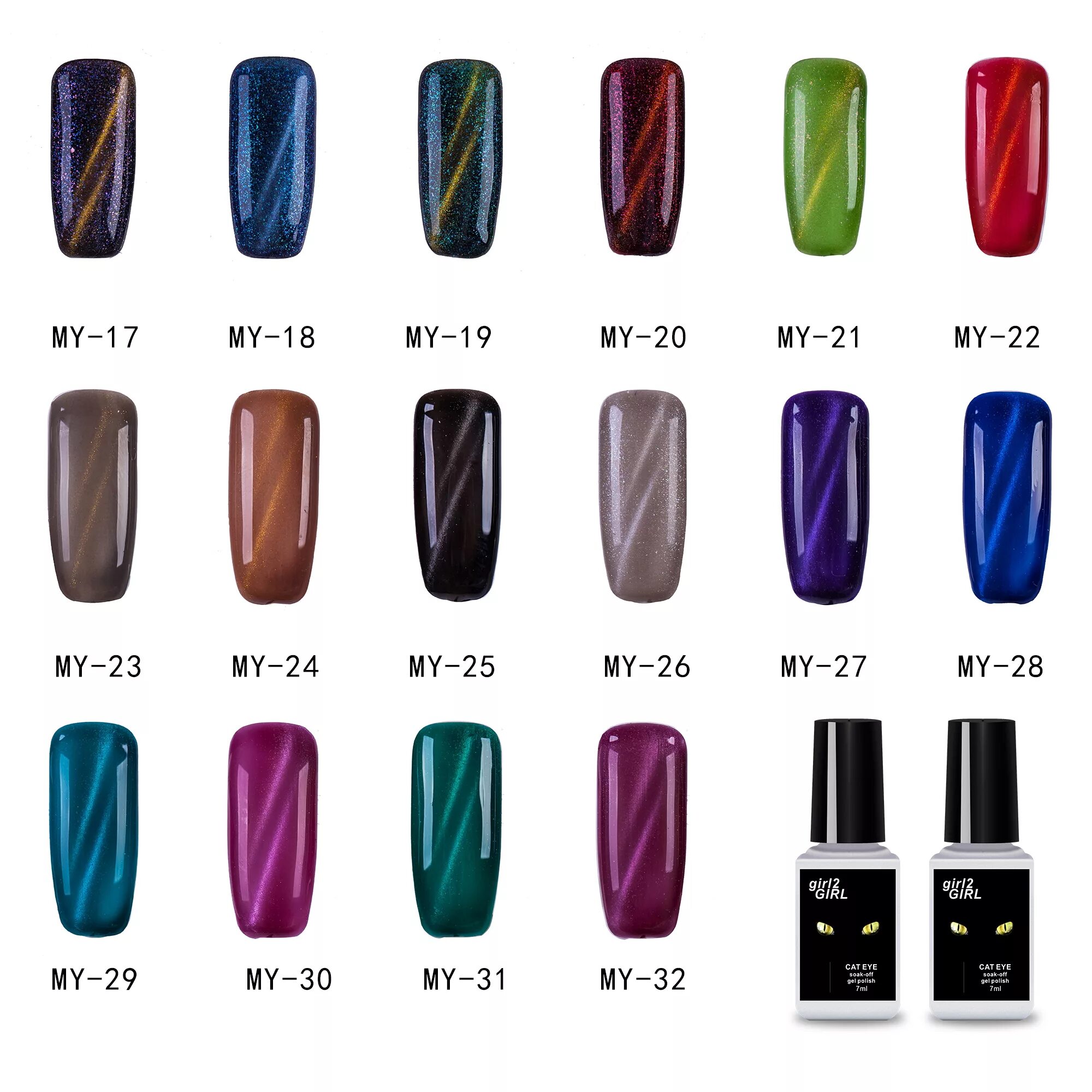 маникюр кошачий глаз пошагово.