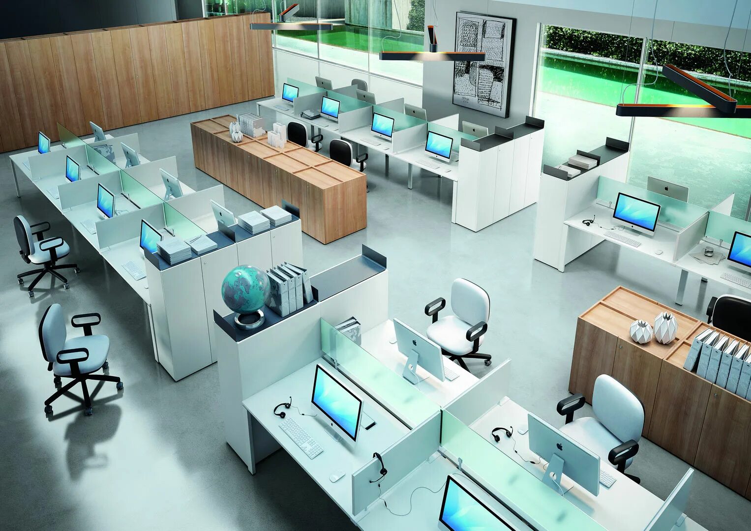 стильная офисная мебель. дизайн офиса. оборудование помещения для персонала. оборудование помещения для персонала.