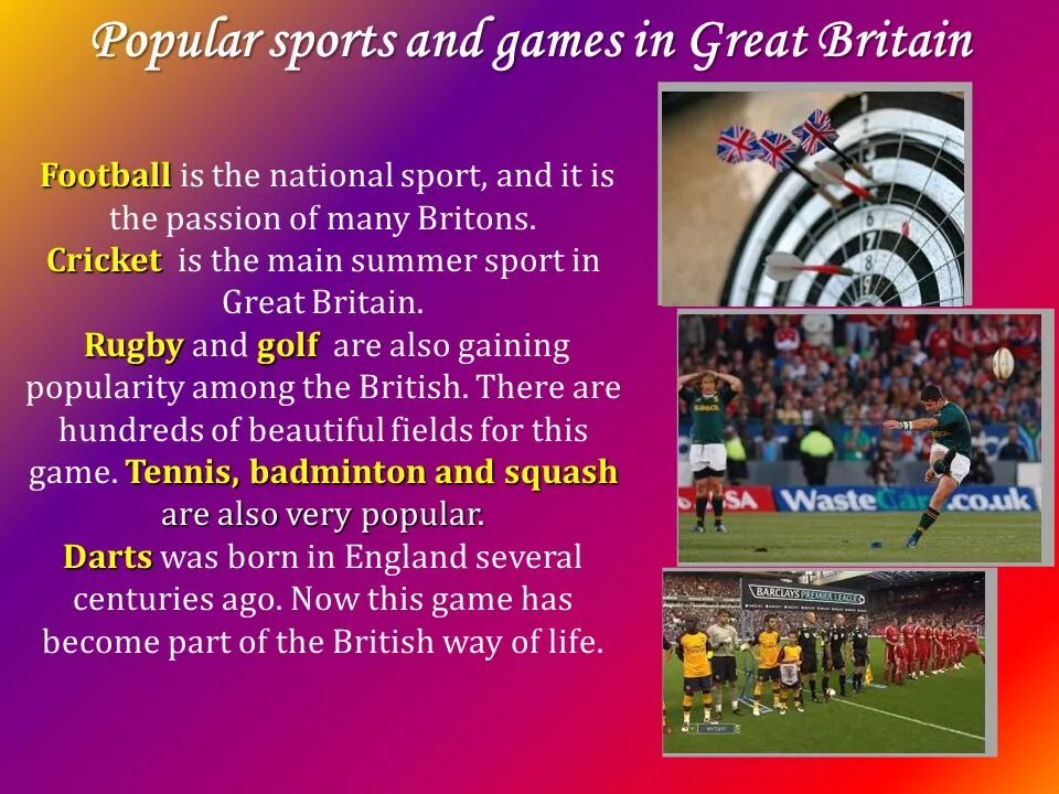 Sport in great Britain презентация. Popular Sports and games. Спорт в Британии на английском. Sport для презентации. Many of you do sports