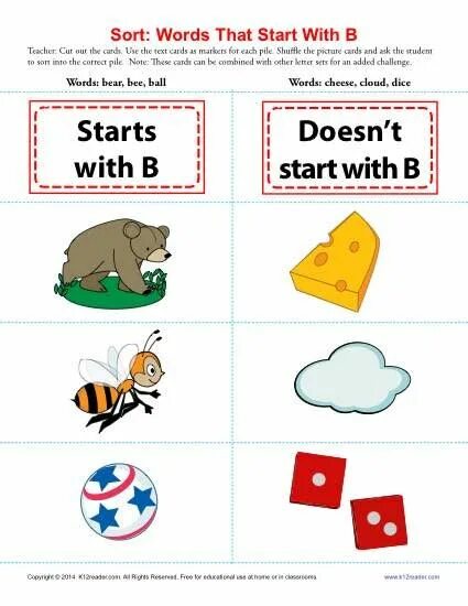 That start with b. Words start with a. words start with b. sort the words. word for starters.