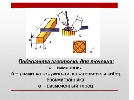 Подготовка заготовок