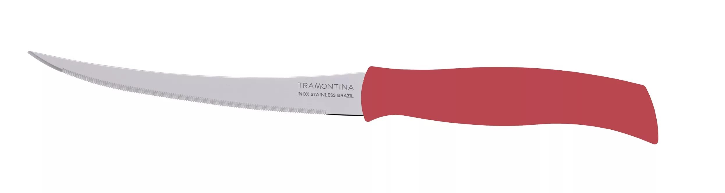 Нож для томатов 5" "Tramontina" Athus. Трамонтина красный нож для томатов 100сп. Нож д/томатов 12,5см бел. Athus 23088/085. 23428/065 Нож для помидоров/цитрусовых Plenus 12,5см.