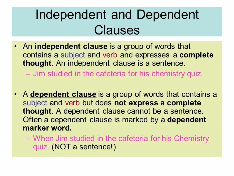 Stand in sentences. Dependent and independent Clauses. Independent Clauses and dependent Clauses. Dependent Clause. Independent Clause пример.