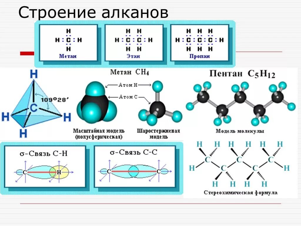 Строение метана этана. Алканы строение молекулы. Молекулы и структуры алканы. Алканы пространственное строение молекулы. Строение молекул алканов.