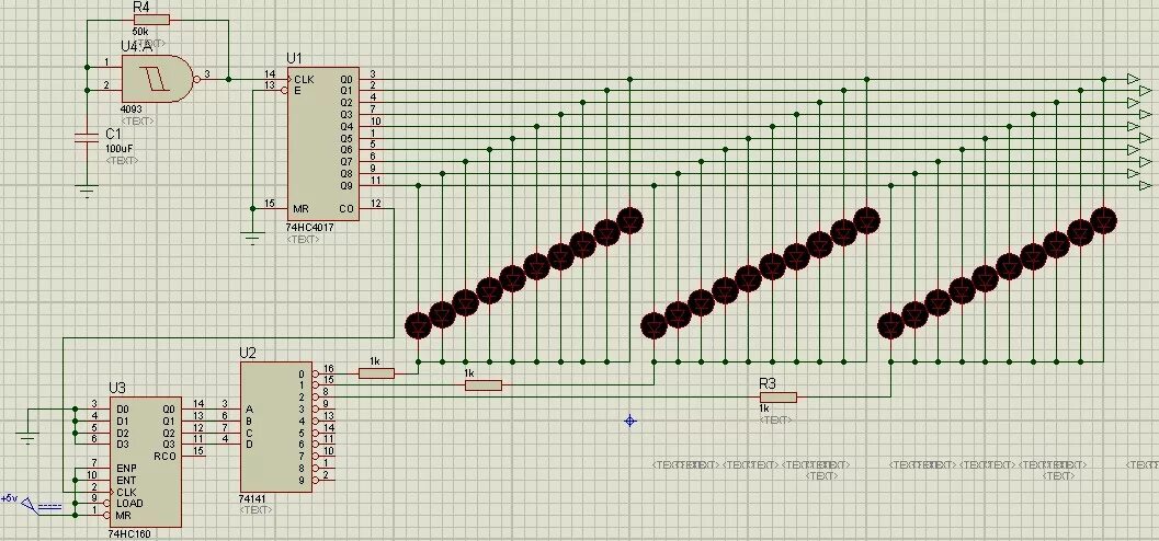 Бегущие огни на 74hc164. Схема бегущих огней на 74hc595. Бегущие огни на сдвиговом регистре. Схема включения cd74hc595.