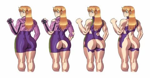 Miu Furinji a big ass female character from manga Kenichi: The Mightiest Di...