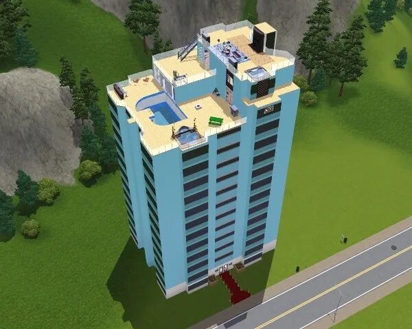 Высотная дом 3. Симс 3 многоэтажки. SIMS 3 небоскребы. Симс 2 небоскребы. SIMS 3 небоскреб город.