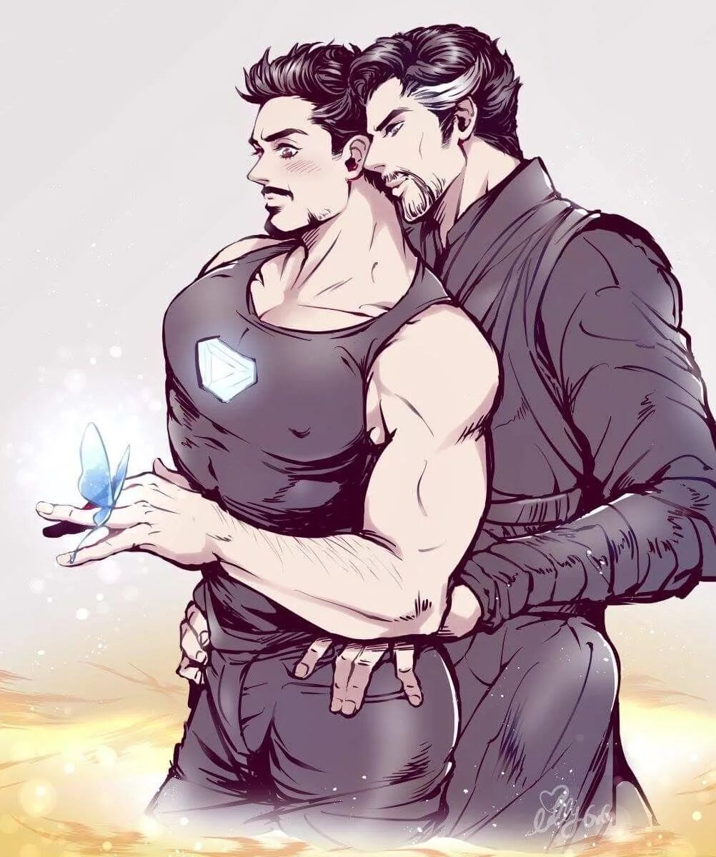 Ironstrange слэш. Старк и Стрендж яой.