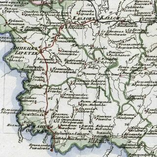 Карта липецких деревень