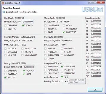 Exception report