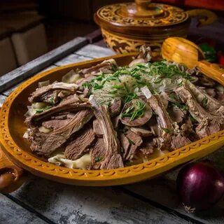Блюда казахской кухни из конины