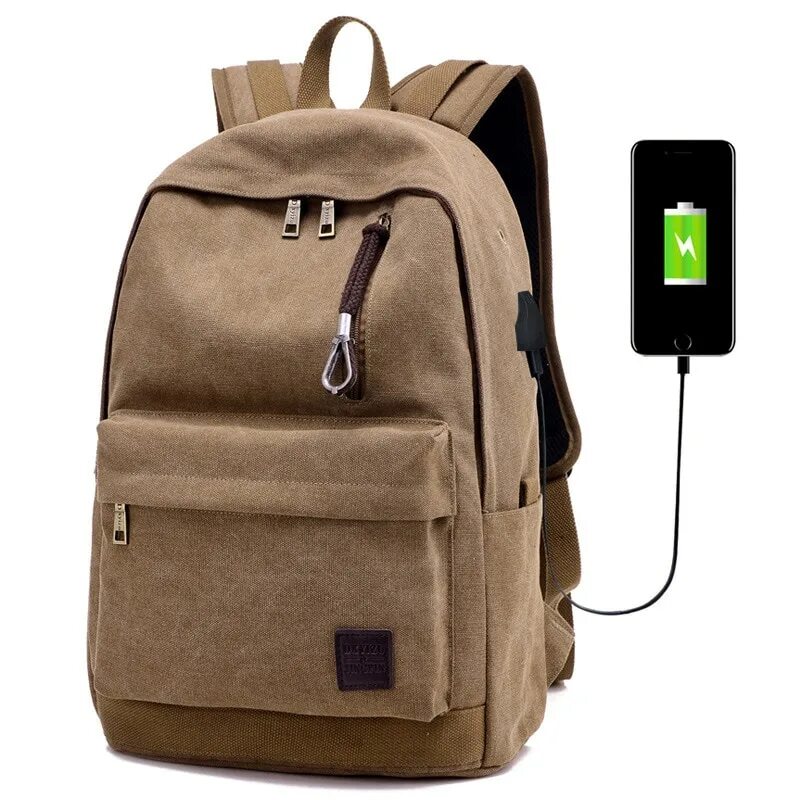 Canvas backpack