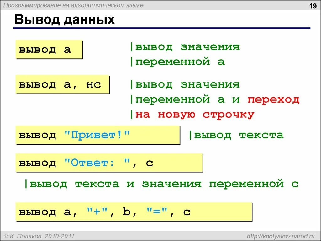 Числа в алгоритмическом языке. Алгоритмический язык программирования. вывод в алгоритмическом языке. переменные в алгоритмическом языке. ввод и вывод в алгоритмическом языке.