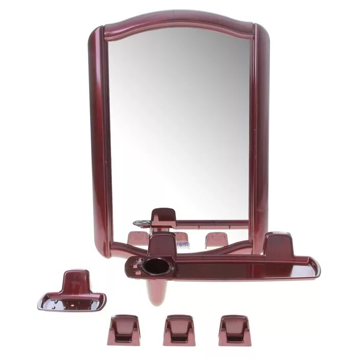 Набор пм д/ванной комнаты 8пр с зеркалом adria 2001-00. Набор зеркальный адрия 2004 (зеркало+полка+полотенцедержатель,крючки). Набор для ванной комнаты "бриз"(белый)м6768. Круглое зеркало на цепочке. Зеркальный набор олимпия.