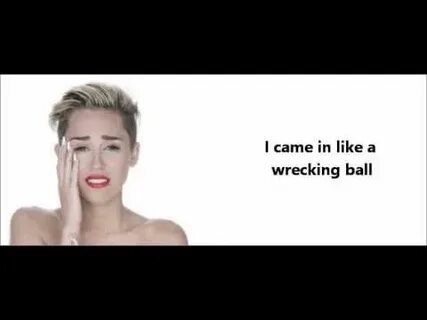 Miley cyrus wrecking перевод