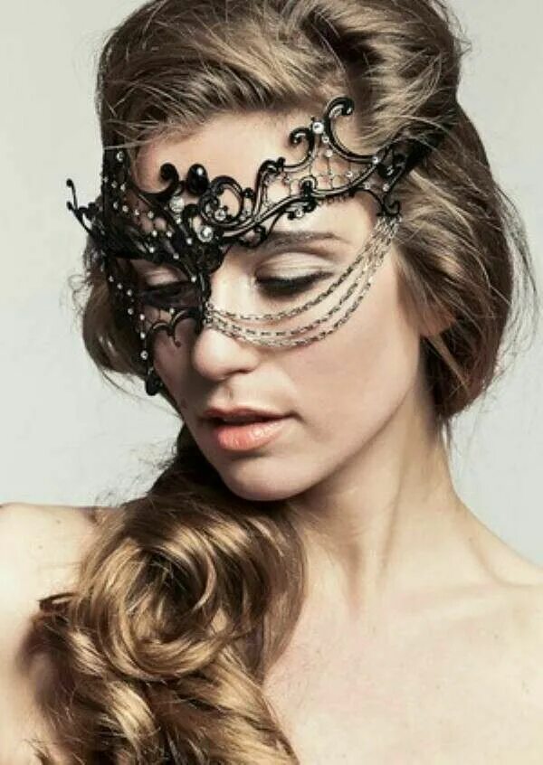 Купить Маска Deluxe Baroque Masquerade Ball Eyemask Prom Fancy Dress Black Eye M