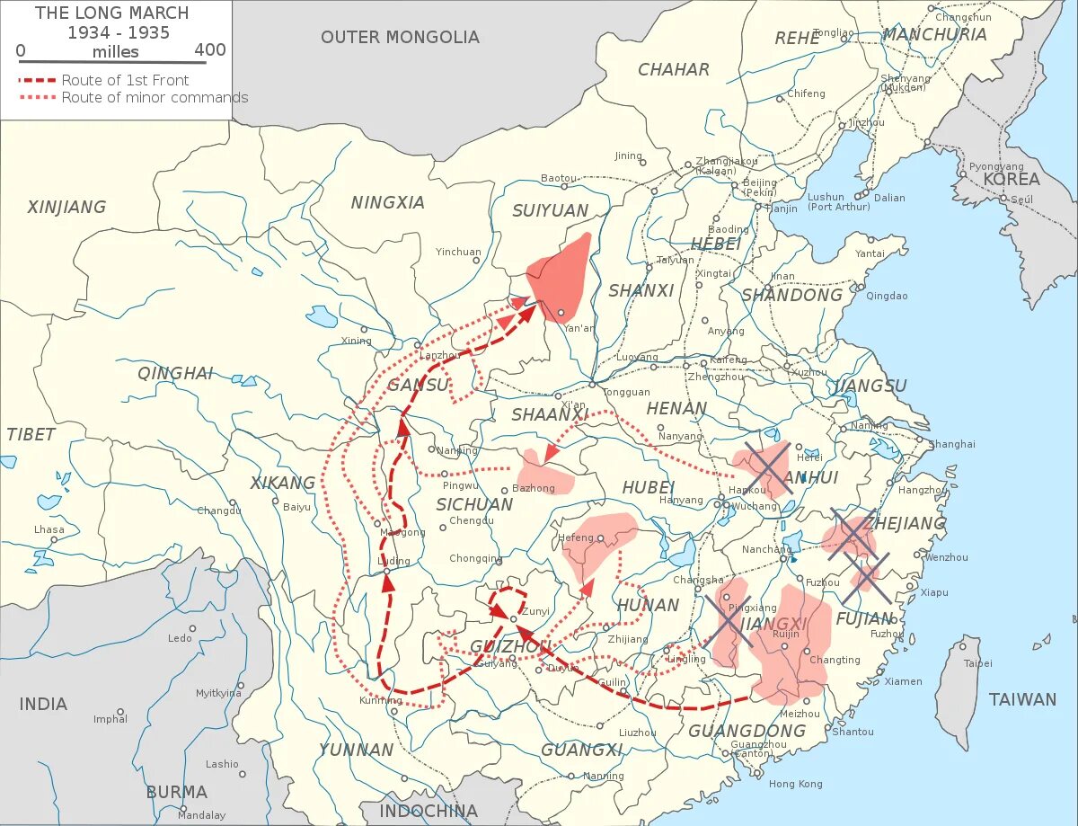 Карта северного похода. Великий поход Мао Цзэдуна. Великий поход китайских коммунистов карта. Великий поход красной армии Китая. Великий поход 1934-1936.