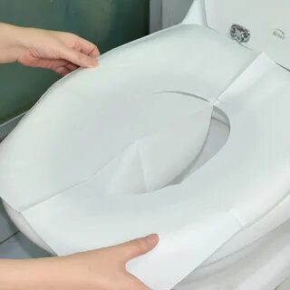 Накладка на унитаз одноразовая бумажная