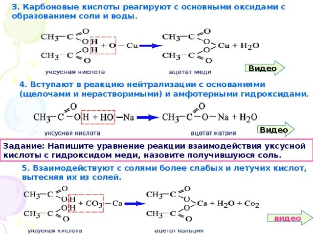 Карбоновые кислоты и гидроксид меди 2. Карбоновая кислота и гидроксид меди. Уксусная кислота и гидроксид меди 2. Взаимодействие уксусной кислоты с основным оксидом.