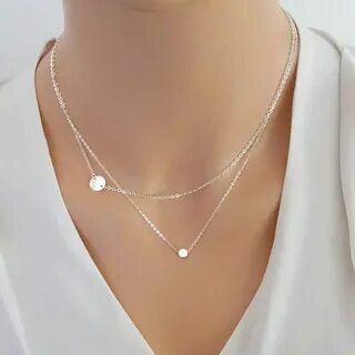 Золотая цепочка короткая на шею