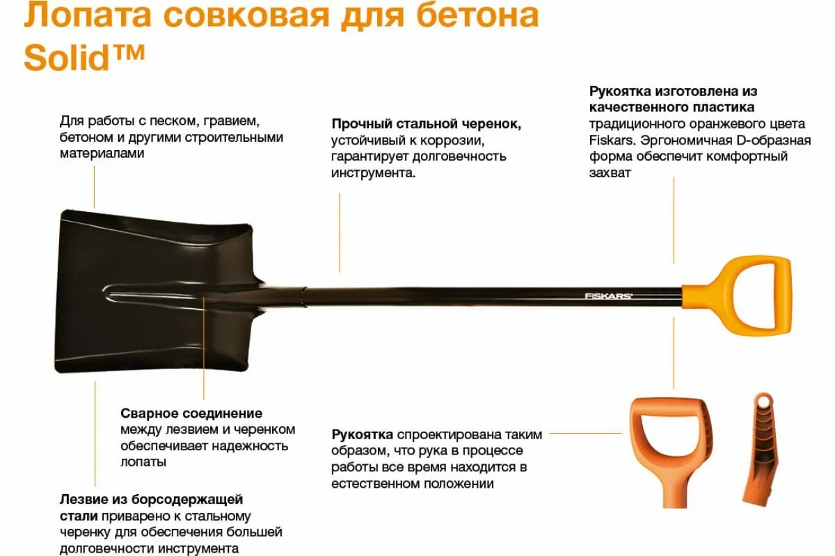 Совковая лопата для бетона fiskars solidtm 1026682. Лопата совковая для бетона fiskars 132911. Лопата совковая для бетона fiskars Solid 132911/1026682. Лопата совковая для бетона fiskars Solid. Зачем у лопаты верхний край