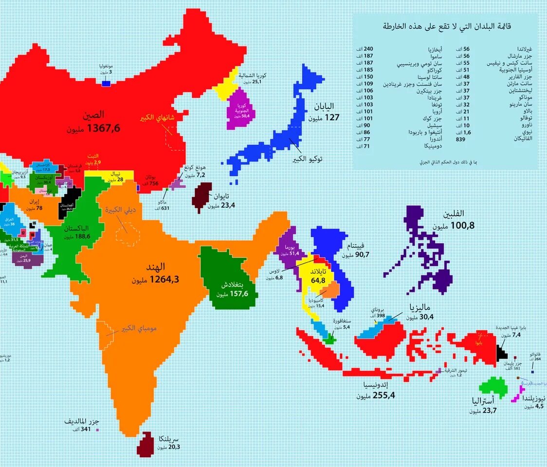 Крупные страны азии по численности. Численность населения стан на карте. Страны по численности населения на карте.