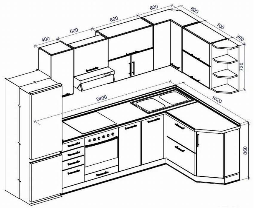 Почему размеры готовой мебели. Чертеж кухни. Кухонный гарнитур чертеж. Кухонный гарнитур чертеж с размерами. Схема кухонного гарнитура.