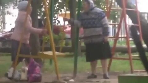 Бешеная бабка подралась с гордоном