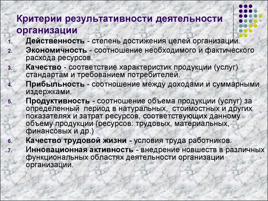 Качество деятельности организации определяет. Критерии результативности деятельности организации. Критерии оценки эффективности деятельности компании. Критерии эффективности работы. Критерии оценки организации.